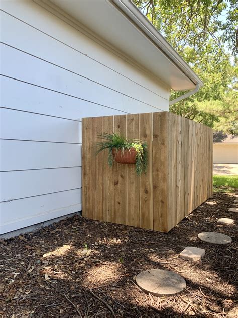 privacy fences for garbage cans.